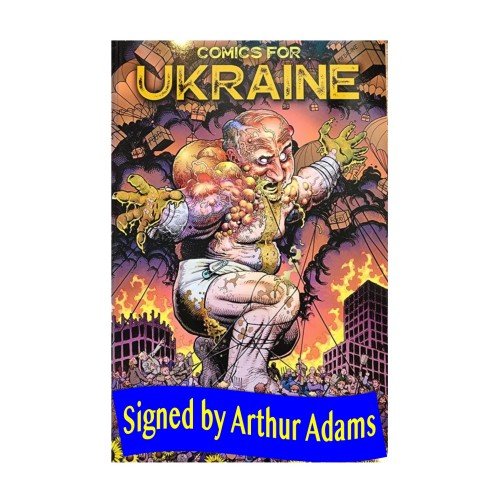 COMICS FOR UKRAINE Softcover (Arthur Adams Cover) - Signed by Arthur Adams